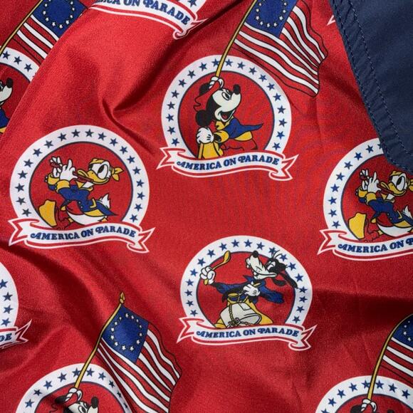 Walt Disney World 50th Vault Collection America On Parade Windbreaker Jacket 2X - Picture 6 of 11